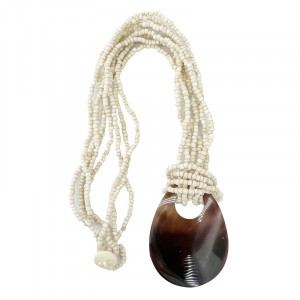 Lot de 10 colliers en Nacre