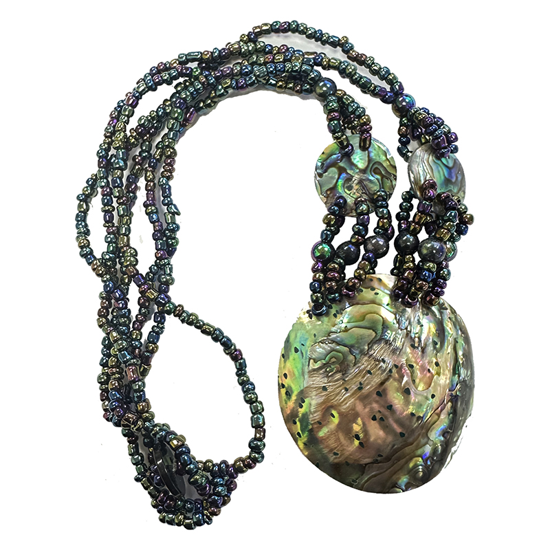Lot de 2 colliers Nacre «&nbsp;Paua Shell&nbsp;»