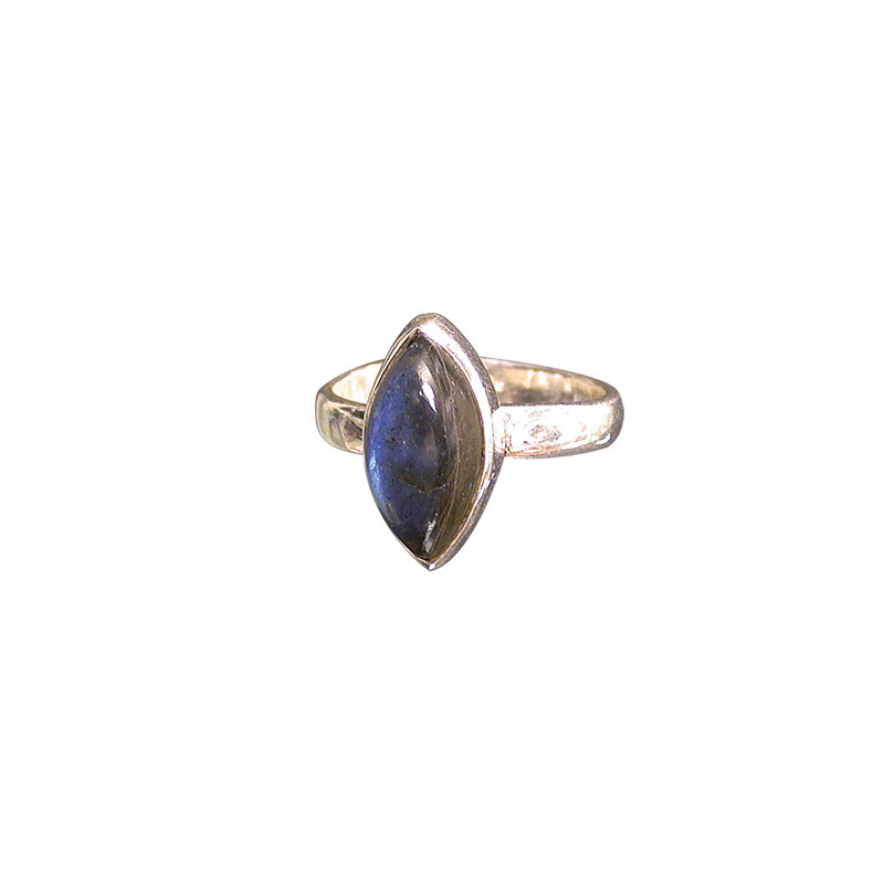 Bague labradorite marquise argent 0.925
