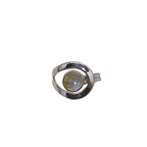 Bague Réglable Labradorite et Argent 0.925 Rhodié - La pièce