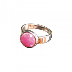 Bague rhodochrosite argent 0.925