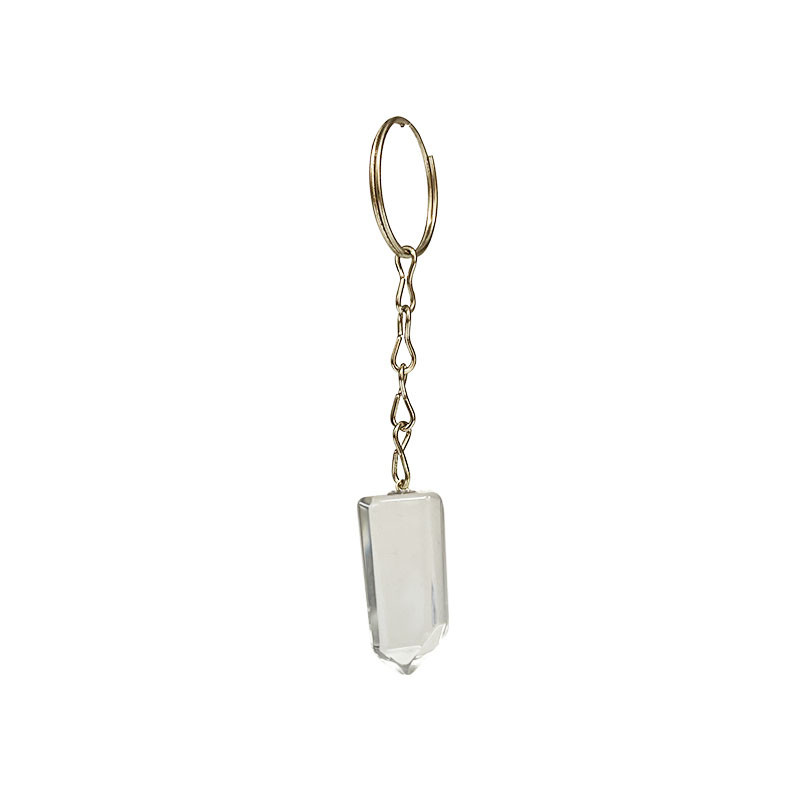Porte-Clés Pointe polie de Quartz  - 5 pièces