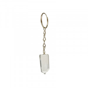 Porte-Clés Pointe polie de Quartz  - 5 pièces