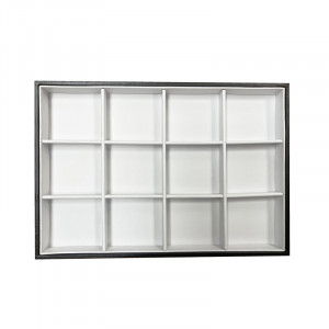 Présentoir - 35 x 24 x 3 cm - 12 cases - la pièce