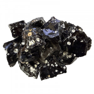 Obsidienne mouchetée brute - Mexique - le KG - 5 à 8 cm