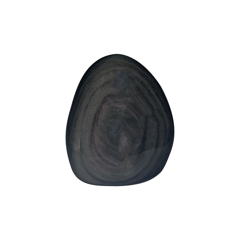 Forme libre obsidienne œil céleste