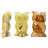 Animaux onyx 10 cm 3 Pcs