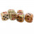 Dés onyx le lot 6 ou 12 pcs