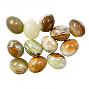 Oeufs onyx - lot de 12 pièces