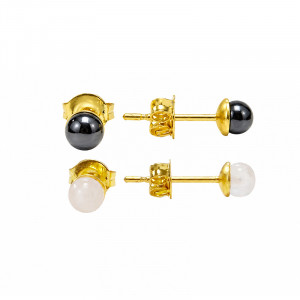 Puces d'oreilles 4 mm les 10 paires