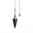 Pendule conique pierre naturelle bronze