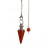 Pendule conique pierre naturelle bronze