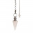 Pendule conique pierre naturelle bronze