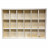 Plateau en Bois de Pin Disponible avec 6, 12, 18 ou 24 compartiments