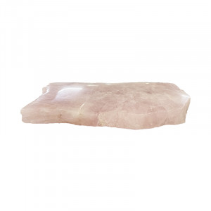 Plaque polie - Quartz rose - La pièce