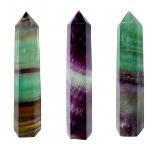Pointe fluorite repolie
