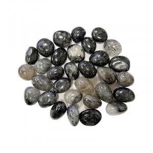 Quartz a tourmaline pierres roulées sachet de 500 grs