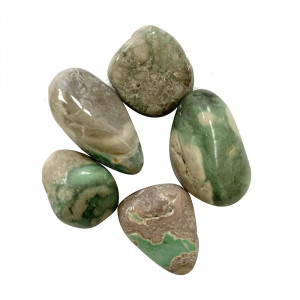 Variscite extra pierres roulées le lot de 50 grs