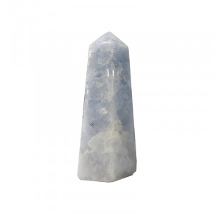Prisme pointe - Calcite bleue - Madagascar - La pièce