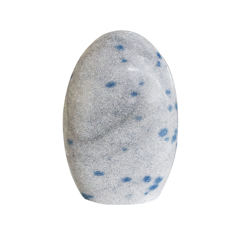 Quartzite a Lazulite tout poli - Madagascar - la pièce