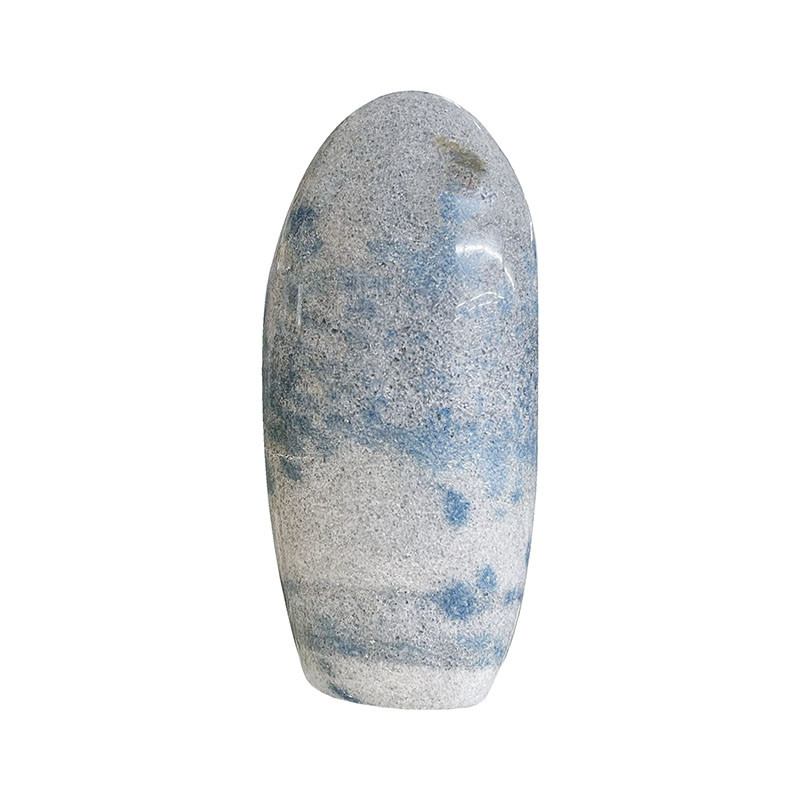 Quartzite a Lazulite tout poli - Madagascar - la pièce