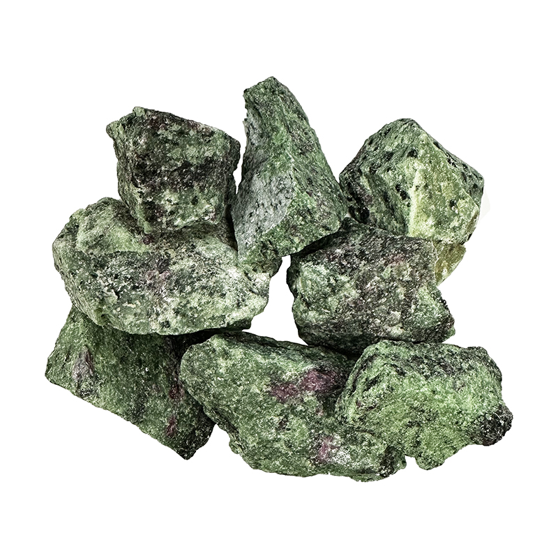 Zoïsite avec Rubis brute de Tanzanie - Le kg - 3 à 8 cm
