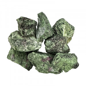 Zoïsite avec Rubis brute de Tanzanie - Le kg - 3 à 8 cm