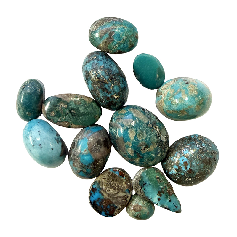 Pierre Turquoise polie - Iran - Lot de 50 grs