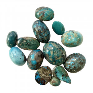 Pierre Turquoise polie - Iran - Lot de 50 grs