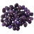Agate teintée violette pierres roulées 1KG