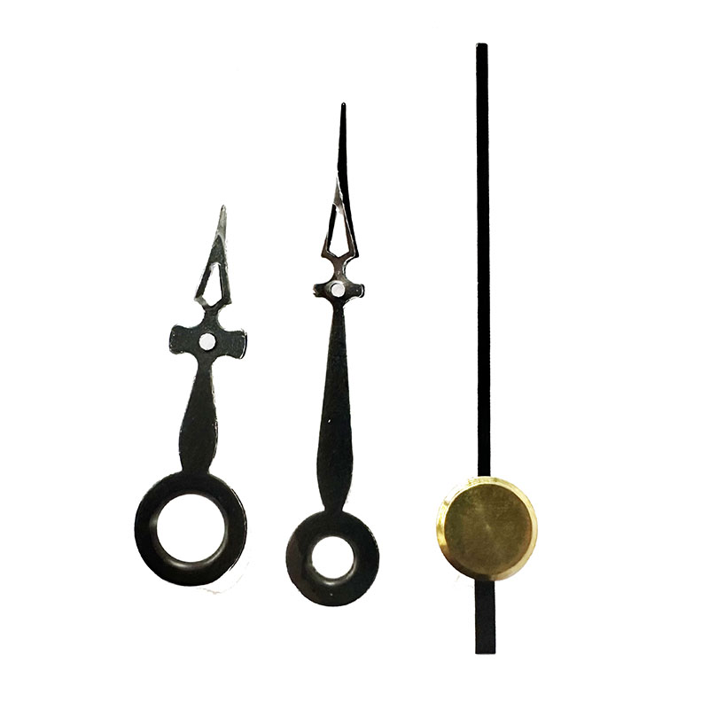 Aiguilles aluminium noires les 50