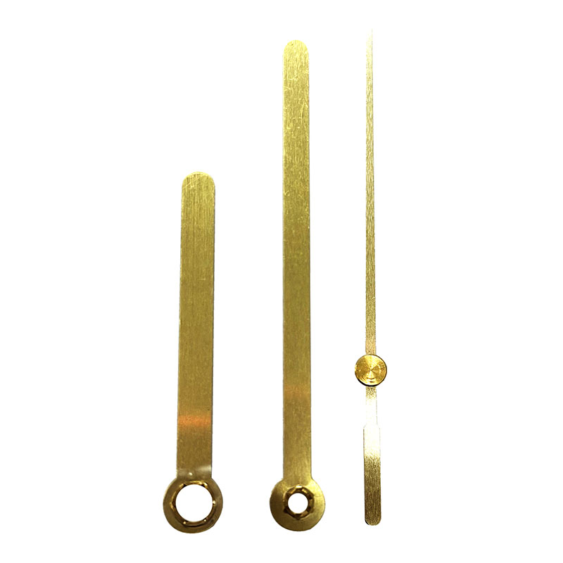 Aiguilles aluminium dorées les 50