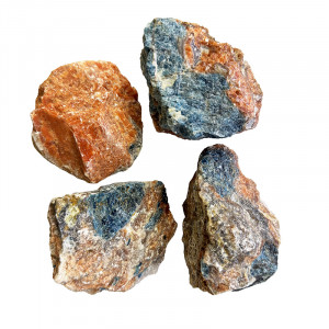 Calcite orange sur Apatite - Le KG - 7 à 10 cm