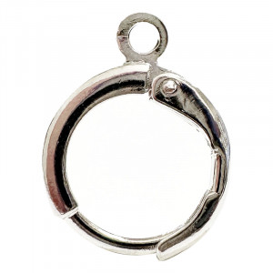 Apprêts boucles d'oreilles bronze galvanisé