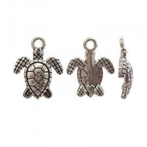 Appret tortue 12 mm avec anneau