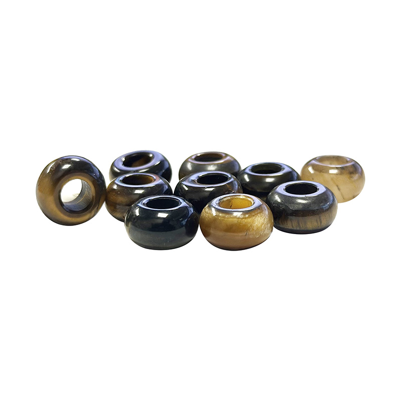 Billes 14x9mm gros trou lot de 10 pièces