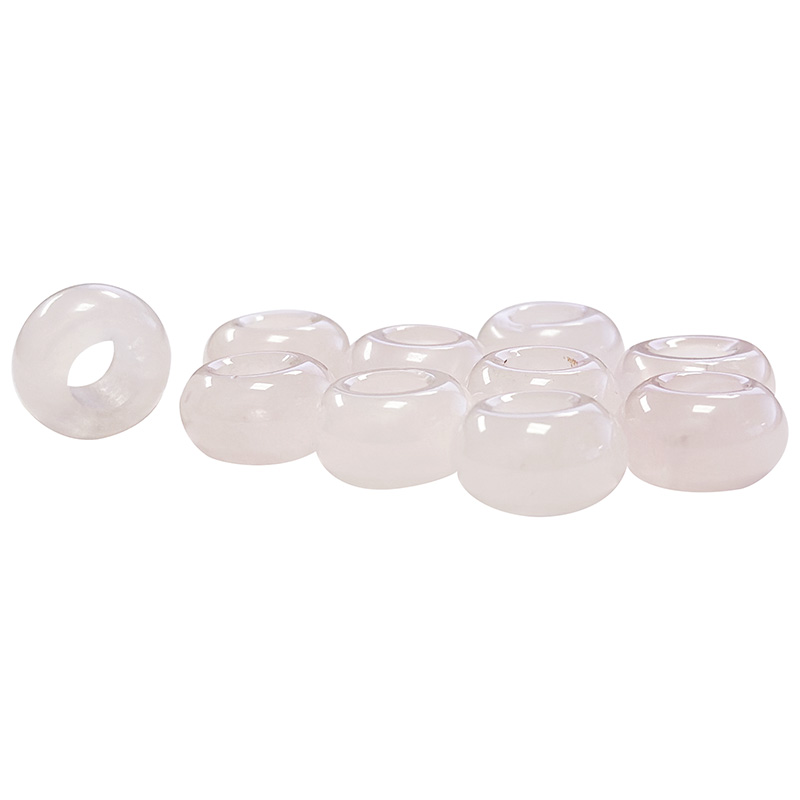 Billes 14x9mm gros trou lot de 10 pièces