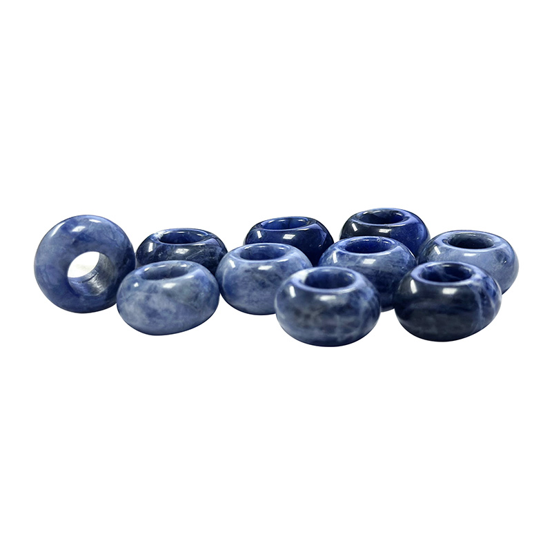 Billes 14x9mm gros trou lot de 10 pièces