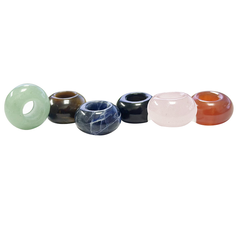 Billes 14x9mm gros trou lot de 10 pièces