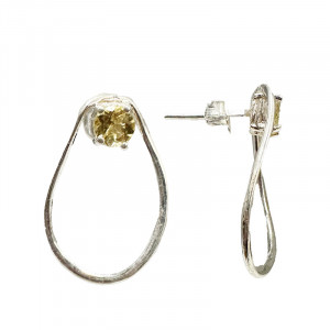 Boucles oreilles Heliodore argent - La paire