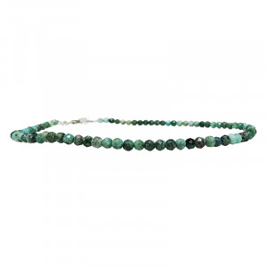 Bracelet Chrysocolle facettée de 2 mm