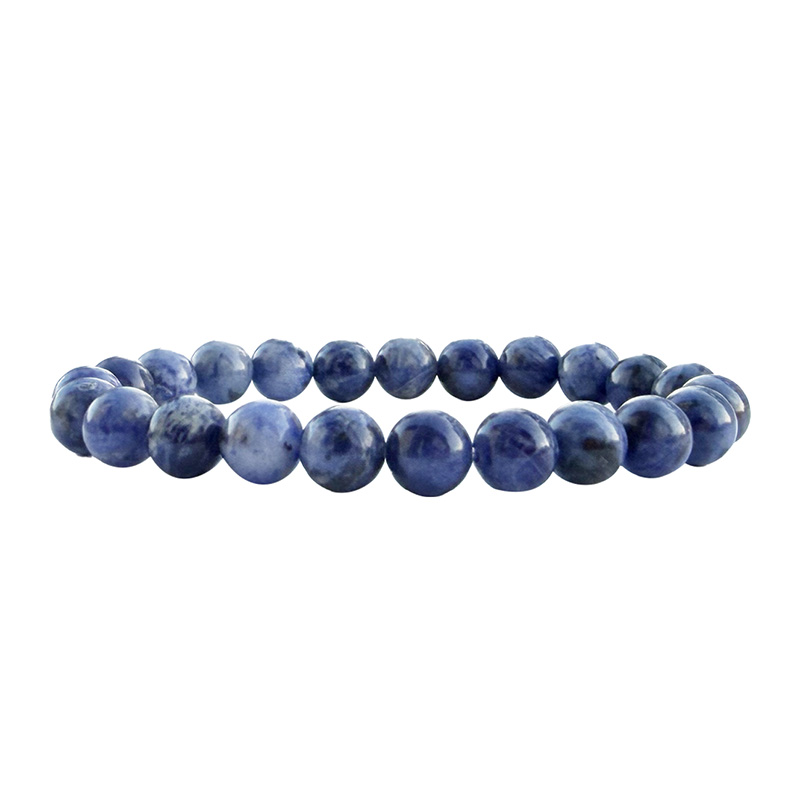 Bracelet Sodalite 8 mm - 20 cm à 22,4 cm - La pièce