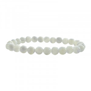 Bracelet Nacre 8 mm - 20 cm ou 22,4 cm - La pièce