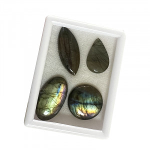 Cabochons - Labradorite - Lot 4 pièces