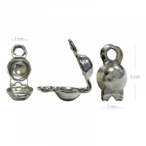 Cache nœud avec deux anneaux en acier 304