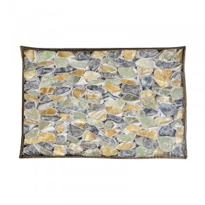 Calcite mixte brute du Mexique le carton
