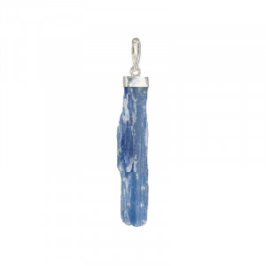 Pendentif Cyanite brute montage argent 0,925