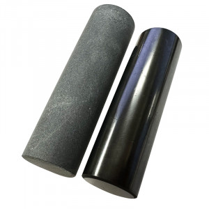 Cylindre shungite poli et Cylindre en stéatite dépoli