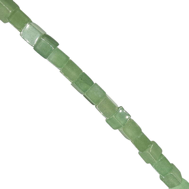 Fil carré Aventurine 8 mm - La pièce