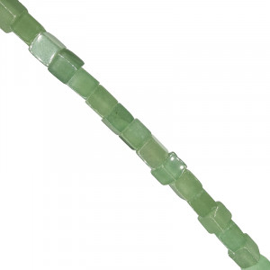 Fil carré Aventurine 8 mm - La pièce